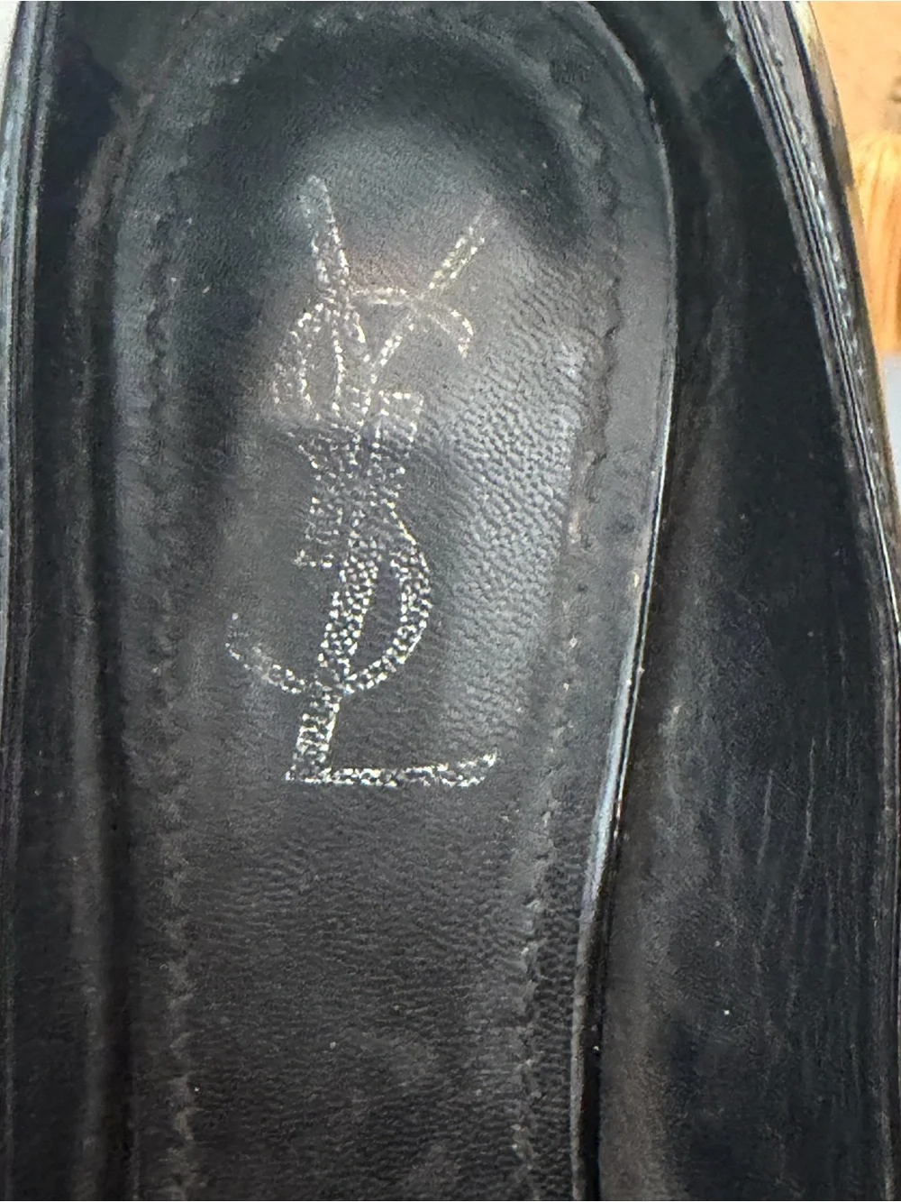 YSL Saint Laurent Tribtoo Black Patent Leather Platform Pumps – Size 39
